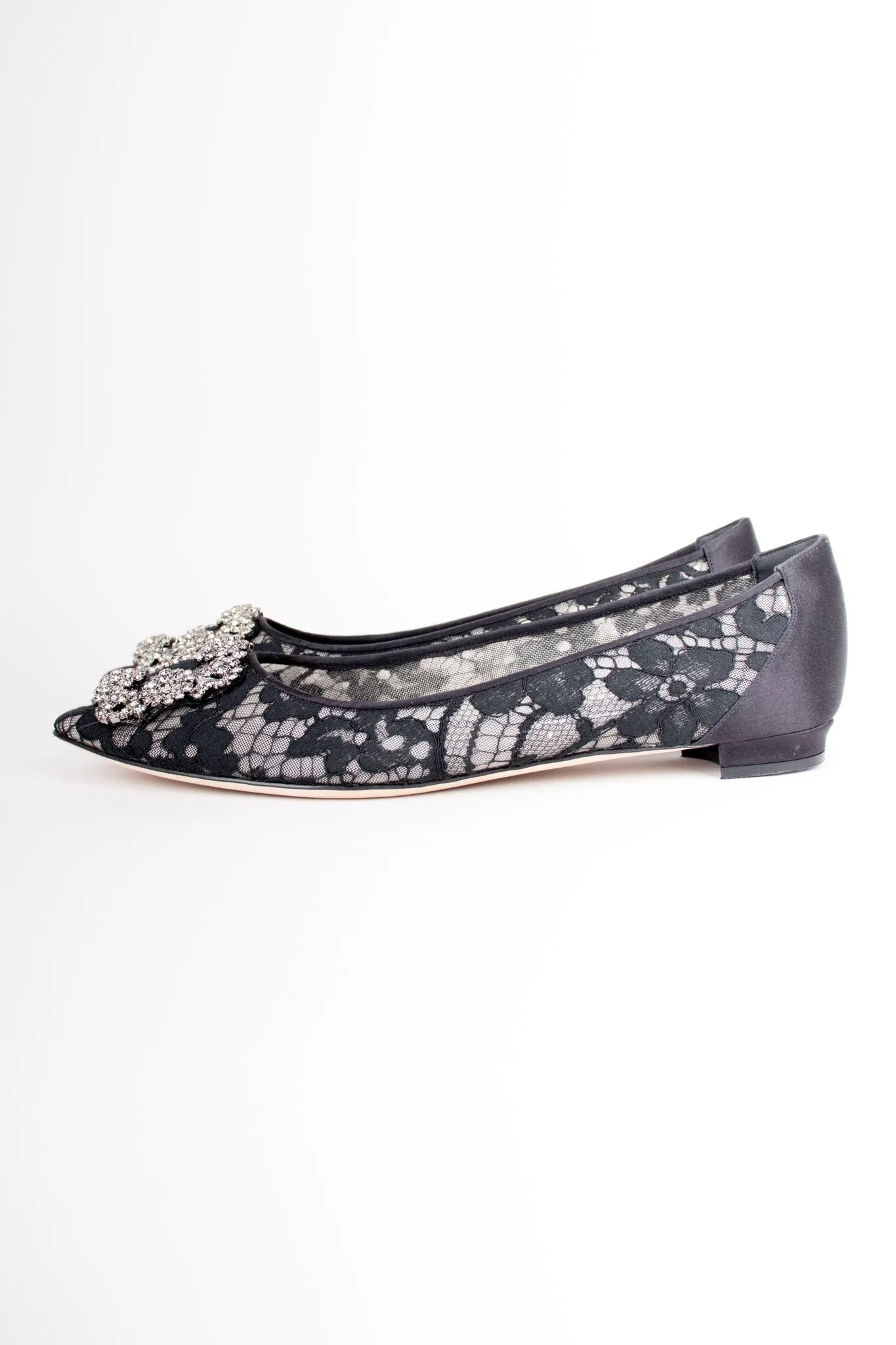 Sheer Lace Hangisi Flats