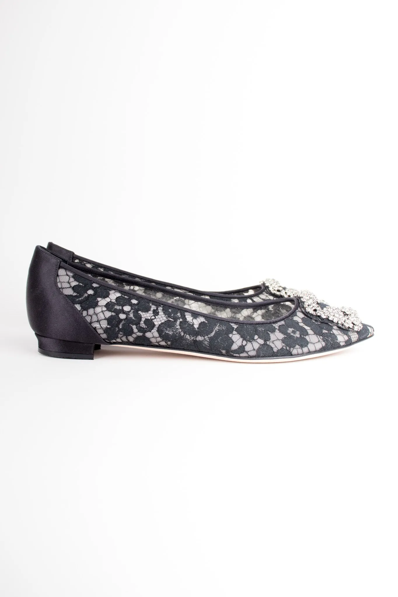 Sheer Lace Hangisi Flats