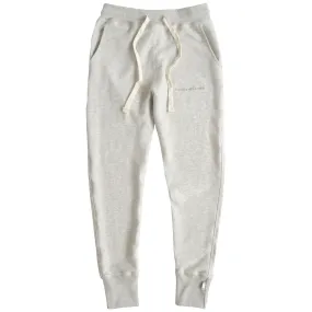 Skinny French Terry Sweatpant Eggshell - Unisex