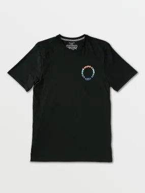 Spray Circle Short Sleeve Tee - Black