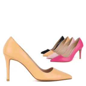 *UK size 13 - RICASS - light pink, 10cm heels