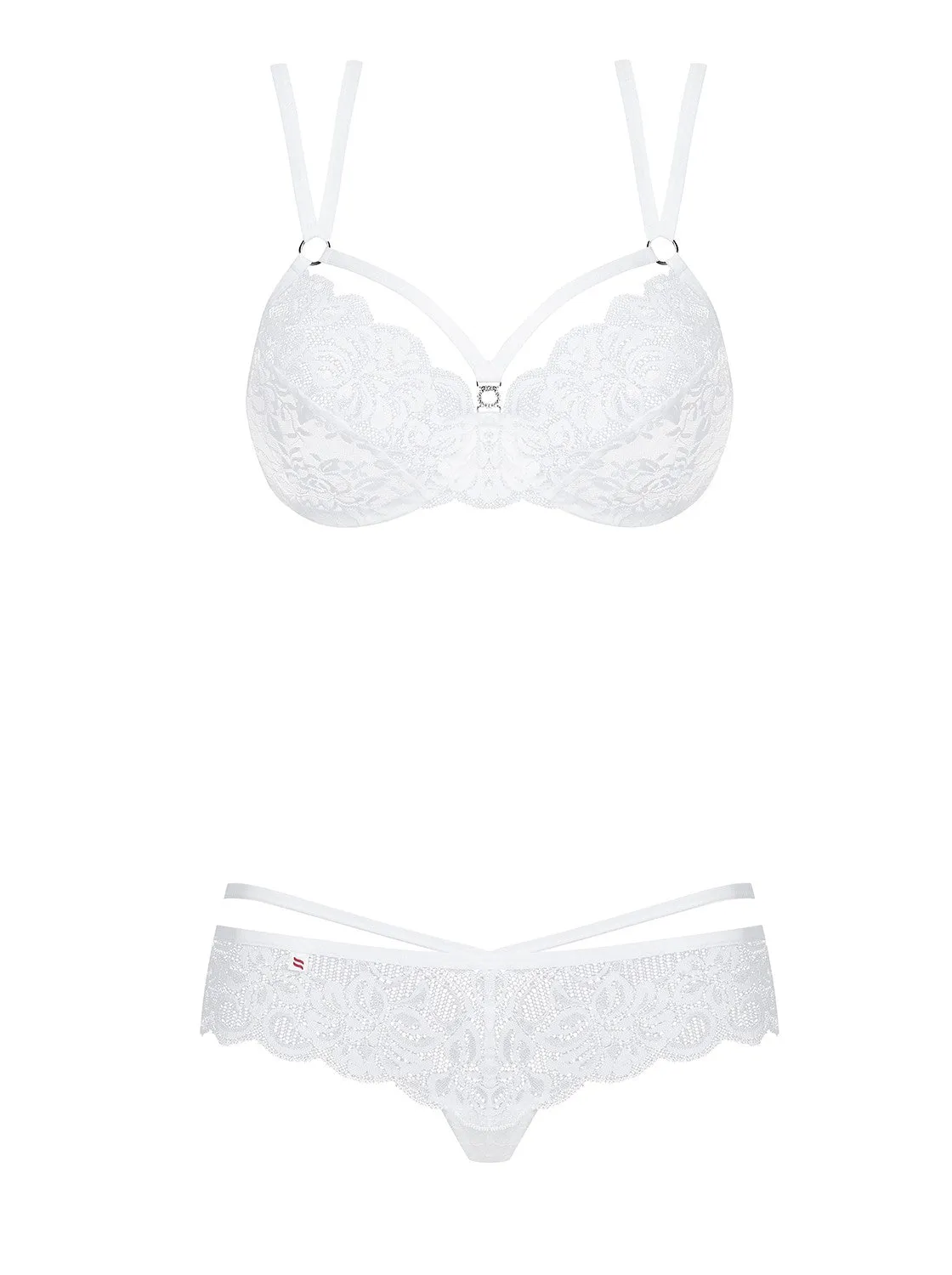 White Lace Bra & Panty Lingerie Set