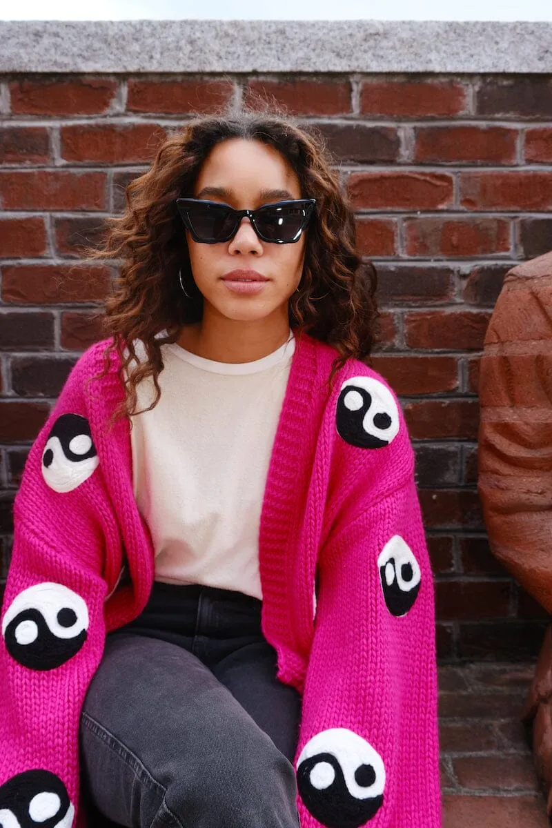 You're the Yin to My Yang Puff Cardigan